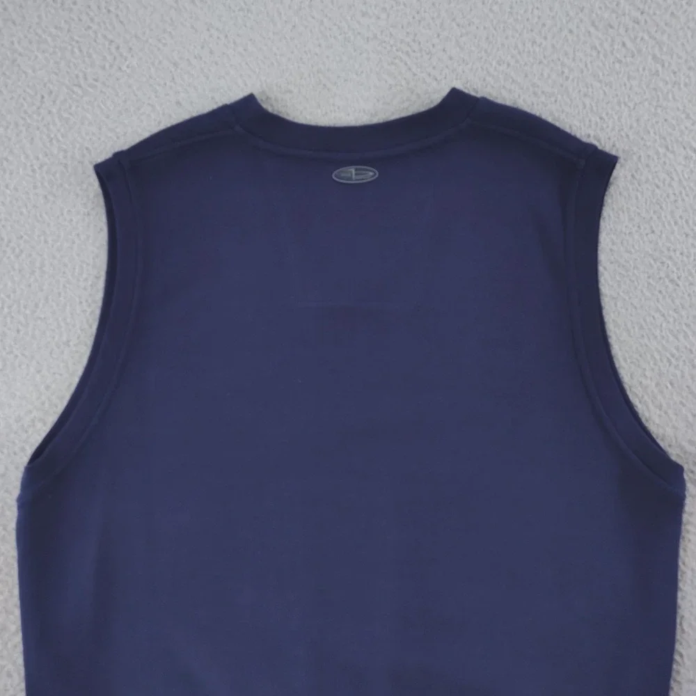 Vtg North Carolina Tar Heels Sweater Vest Mens Large Page & Tuttle 2005 Champion